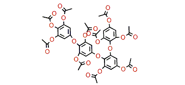 Deshydroxytetrafuhalol B decaacetate